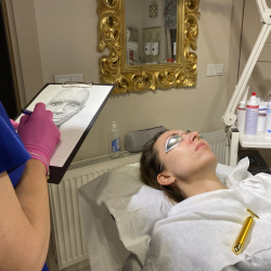 Planning of the procedure with the use of Botox - Dr Parda Aesthetic Medicine Clinic